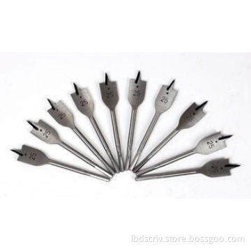 25mm 6" 12" 45# steel Flat Wood Drill Bit Set For Drilling